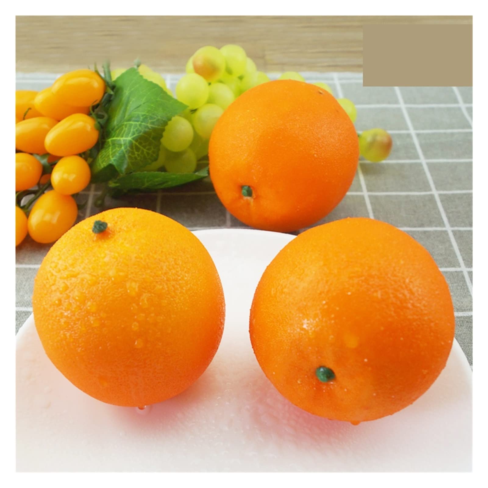 YOUMEINU 8pcs High Imitation Fake Artificial Orange